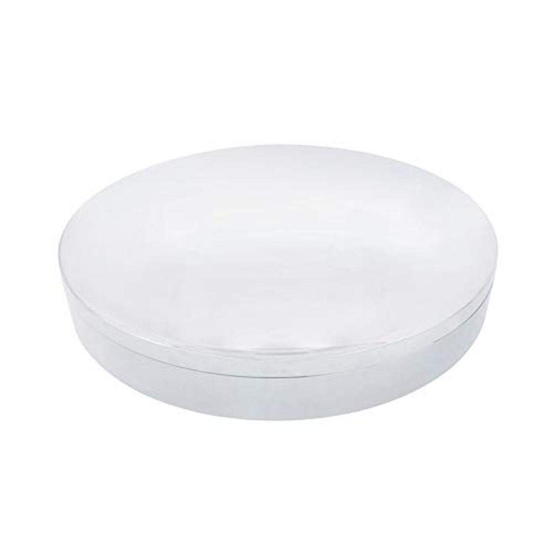 United Pacific Chrome Moon Front Axle Cover with 33-Mm Low Profile Nut Cover - Thread-On, Model 10727